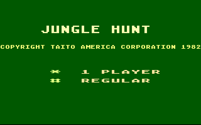 Jungle Hunt (1983) (Atari) Screenshot
